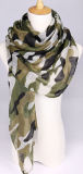 Fashion Camouflage Scarf Brown Army Green Scarves Summer Scarf