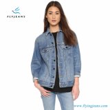 Over Sized Blue Denim Jacket for Women and Ladies