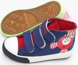 Hot Sell Children Canvas Shoes with Rubber Outsole (SNK-02100)
