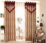 Simple Style Yarn Dyed Jacquard Fabric Curtain (MX-164)