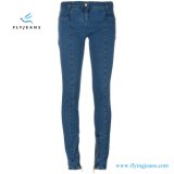 Women/Girls Blue Stretch Cotton Skinny Zipped Cuff Jeans Denim (pants E. P. 416)