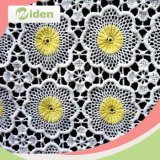 130cm Cord Lace Fabric Milky Polyester Chemical Lace Fabric