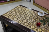 Elegant 50cm Width Gold PVC Long Lace Tablecloth in Roll (JFBD-020)