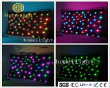 Double Fireproof DMX RGB 3in1 LED Star Curtain for Stage