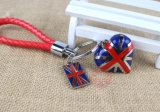 Custom British Style Metal Keychain for Promotion Gifts