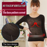 T-Shirt Turtle Neck/Women Body Shaping Lace Molding Warm Clothes