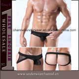 Wholesale Fashion Men Underpants Mooning Thong Underwear (TSD1003)