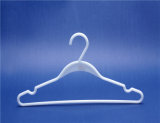 White Paint Plastic Hanger for Supermarket/Home/Hotel/Closet