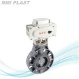 PVC Electrical 360 Degree Rotation Mannequin Stand Actuator Butterfly Valve