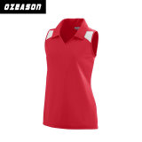 Ozeason Discount Full Dye Sublimation Polo Collar Sleeveless Volleyball Uniforms