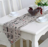 Faux Linen Table Runner Decorative Table Flag (STR-02)