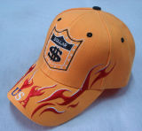 Yellow Sport Baseball Cap with Embroidery Bb1006