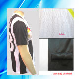 100% Polyester Man's Short Sleeve Soccer Jersey