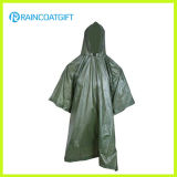 Waterproof PVC Army Rain Poncho (RVC-022)