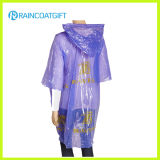 Emergency Disposable PE Women's Raincoat