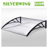 Durable Polycarbonate Transparent Door Canopy with Aluminum Awnings Fitting (YY-C)