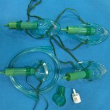 Ambulance Dedicated Disposable Multi-Vent Mask with Adjustable Nose Clip (Green/Transparent, All Types)
