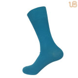 Men Light blue Pure Cotton Sock with Mesh Design