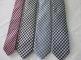 Fashion Chek Disgn Men's Woven Silk Neckties