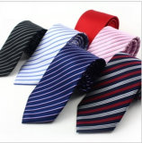 100% Silk New Design Fashionable Novelty Striped Woven Necktie