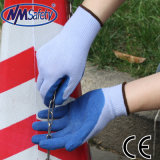 Nmsafety Crinkle Latex Palm Coated Labor Work Glove