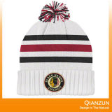 Jacquard and Embriodery Knitted Cap with Your Logo
