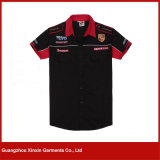 Guangzhou Custom Made Cotton Men Sport Racing Shirts Supplier (S62)