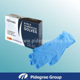 Disposable Nitrile Gloves with Blue Color