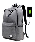 Double Shoulder Bag Casual Backpack USB Charging Port Backpackzh-Bbk128