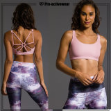 Customer Made High Quality Dry Good Women's Sports Bra with Tank Top