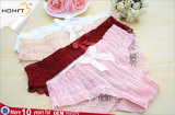Back Lace Low Waist Embroidered Western Style Mature Ladies Underwear Sexy Transparent Panties