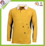 China Factory Special Design Custom Sublimation Rugby Polo Long Sleeve Jersey