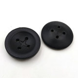 Curve Bottom 4 Holes Leather Buttons for Coats