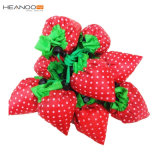 China Custom Foldable Nylon Shopping Bags with Cute Strawberry Shape