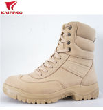 Tan Color Suede Cow Leather Hotsale Injection Military  Boots  Belleville