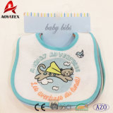 Wholesale Factory Price Cartoon Baby Drool Bib Embroidered Cotton Baby Bibs