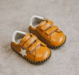 Leather Baby Shoes Moccasins Newborn Soft Infants Crib Shoes (AKBS22)
