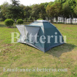 Camping Outdoor Tent Freestanding Tent with Rain-Blocking Awning