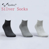 Anti-Bacterial Silver Fiber Cotton Socks for Men Wearing in Spring and Summer