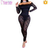 2017 Summer Wholesale Women Black Dalia Lace Jumpsuit L55311