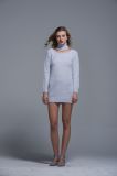 Ladies Knitted Sweater Acrylic Fashion White Autumn Winter Women Comfortable