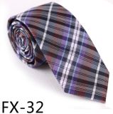 New Design Fashionable Silk/Polyester Check Tie Fx32