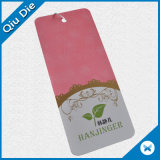 Pink Cardboard Swing Hang Tags for Women's Clothing/Promotional Gift