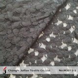 Thick Black Elastic Lace and Fabric (M3072-1)