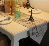 Faux Linen Table Runner Decorative Table Flag (STR-01)