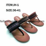New Style Lady's Flat Flip Flops Sandals Outdoor Shoes (JH1209-1)