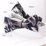 Printed Feather Pattern Casual Men's Bow Tie