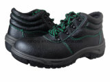 Basic Embossed Leather Safety Shoe (HQ602)