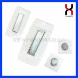 Permanent NdFeB Rectangle Magnet Button with PVC Cover