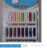 Eco-Friendly Sewing Kit with Scissors/Thread/Needles/Tape Measure/Button/Threader/Needle